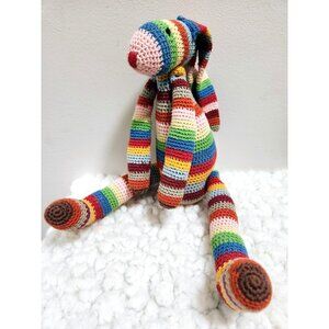 Crochet Multi Colour Soft Stuffed Bunny
